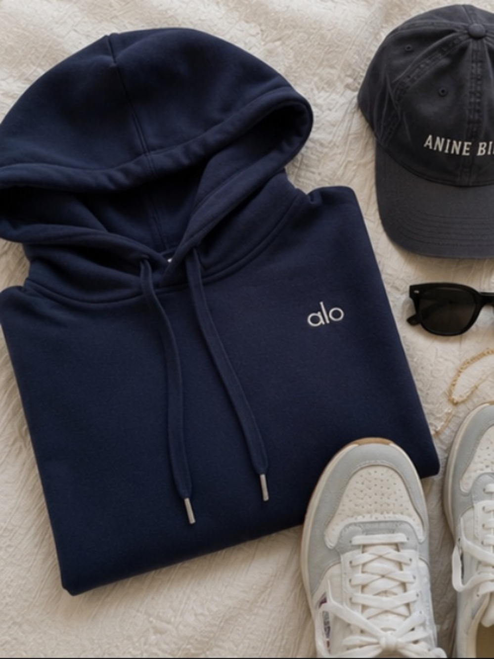 ALO Accolade Hoodie | Navy (Size: L)